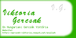 viktoria gercsak business card