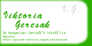 viktoria gercsak business card